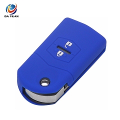 AS076002 Silicone Car Key Fob Cover Case For MAZDA 2 Buttons Remote