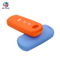 AS076004 SILICONE RUBBER CAR KEY COVER FOR MAZDA 3 Button