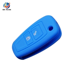AS076005 Silicone Car Flip Key Cover Case For Mazda  Remote Key 2 Button