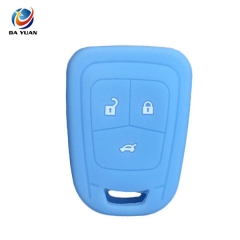 AS065020 3 Buttons Silicone Remote Car Key Cover For Chevrolet