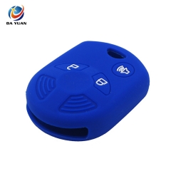 AS067015 For Ford 3 Buttons Silicone Car Key Cover Protector