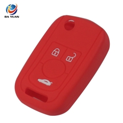 AS065019 3 Buttons Folding Silicone Remote Car Key Cover For Chevrolet