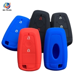 AS067014 Silicone Car Key Cover Skin For Ford 2 Button Remote Keyless Key Protector