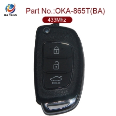 AK020043  for Hyundai Elantra Flip Key Remote 3 Button 434MHz 47Chip OKA-865T(BA)