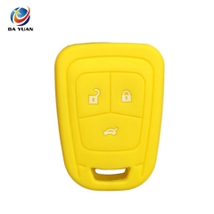 AS065020 3 Buttons Silicone Remote Car Key Cover For Chevrolet