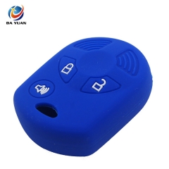 AS067015 For Ford 3 Buttons Silicone Car Key Cover Protector