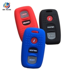 AS076010 Silicone Rubber Car Key Case For Mazda Button Key