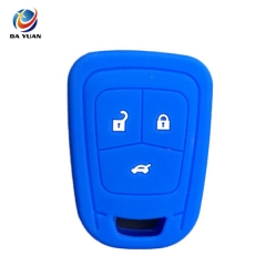 AS065020 3 Buttons Silicone Remote Car Key Cover For Chevrolet