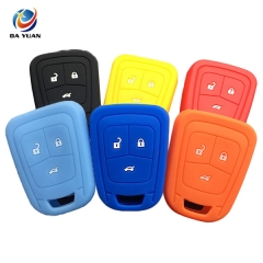 AS065020 3 Buttons Silicone Remote Car Key Cover For Chevrolet