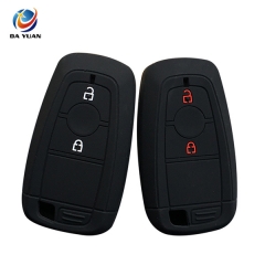 AS067014 Silicone Car Key Cover Skin For Ford 2 Button Remote Keyless Key Protector