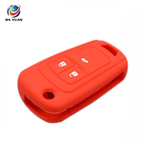 AS065012 Silicone rubber car key cover case For Chevrolet Cruze 3 button key remote protect shell