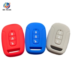 AS065010 silicone car key cover case For Chevrolet Captiva Remote Control Holder 3 Button Smart Pocket Car Key Shell