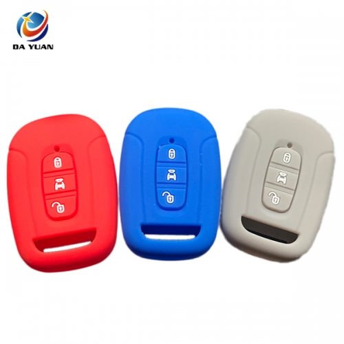 AS065010 silicone car key cover case For Chevrolet Captiva Remote Control Holder 3 Button Smart Pocket Car Key Shell