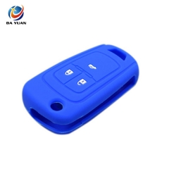 AS065012 Silicone rubber car key cover case For Chevrolet Cruze 3 button key remote protect shell