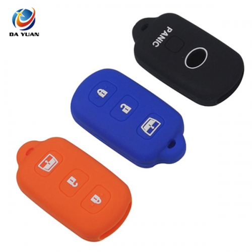 AS063030 4 Buttons Silicone Remote Smart Car Key Case For Toyota