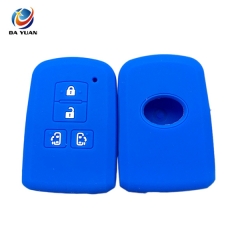 AS063025 Silicone Car Key Cover Case Holder for Toyota 4 Buttons Remote Key