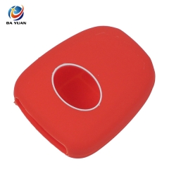 AS063029 3 Buttons Car Key Fob Silicone Rubber Cover For Toyota