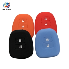 AS063026 silicone car key covers case For Toyota 2 buttons key covers remote case