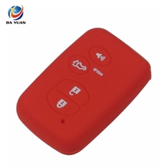 AS063028 4 Buttons Silicone Car Key Cover For Toyota