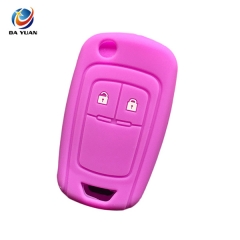 AS065016 Silicone Rubber Car Key Cover For Chevrolet 2 Button