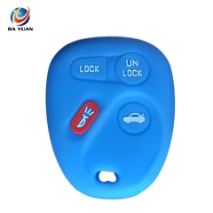AS065018 Silicone Rubber Car Key Cover For Chevrolet 4 Button