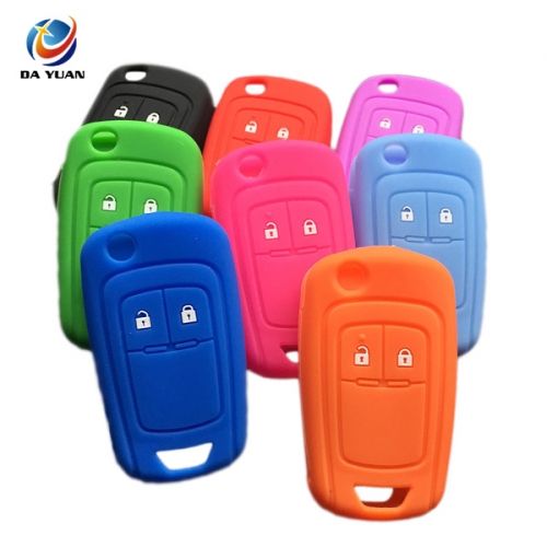 AS065016 Silicone Rubber Car Key Cover For Chevrolet 2 Button