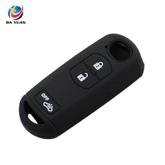 AS076008 Silicone Car Key Cover Fob Case For Mazda 3 Button