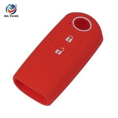 AS076006 Silicone Car Key Cover For Mazda 2 Button