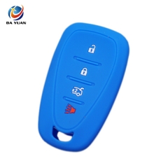 AS065014 Silicone Car Key Cover For Chevrolet Remote Key 4 Button