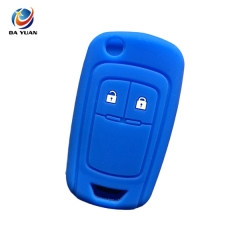 AS065016 Silicone Rubber Car Key Cover For Chevrolet 2 Button