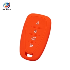 AS065014 Silicone Car Key Cover For Chevrolet Remote Key 4 Button