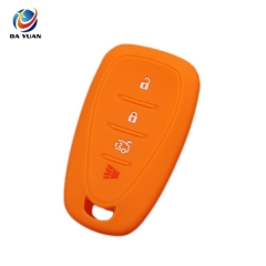 AS065014 Silicone Car Key Cover For Chevrolet Remote Key 4 Button