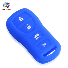 AS072012 Silicone Car Key Cover For Nissan 4 Button