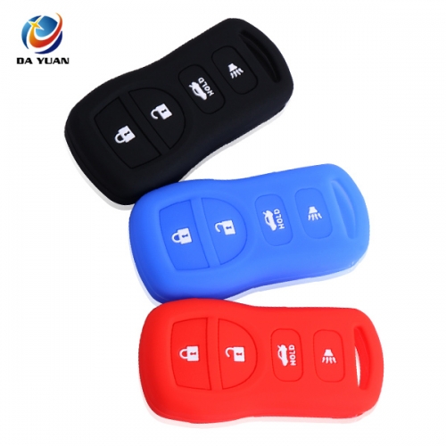 AS072012 Silicone Car Key Cover For Nissan 4 Button