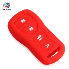 AS072012 Silicone Car Key Cover For Nissan 4 Button