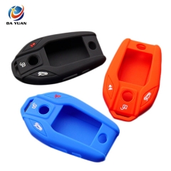AS074012 Silicone Rubber Car Key Cover Protect Holder For BMW 2017 5 6 7 Series