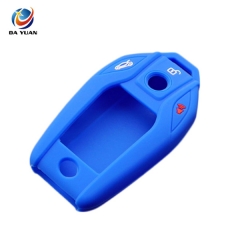 AS074012 Silicone Rubber Car Key Cover Protect Holder For BMW 2017 5 6 7 Series