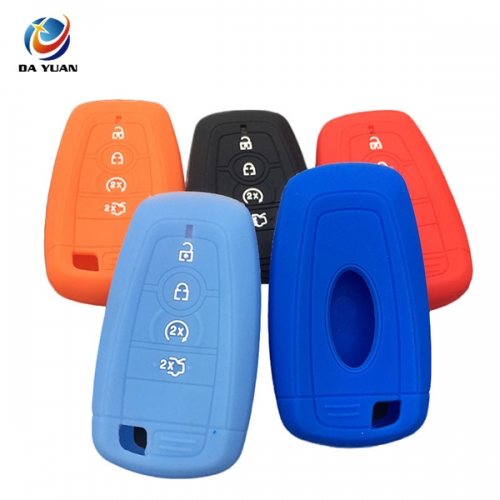 AS067020 4 button silicone car key cover for ford