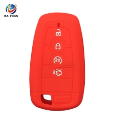 AS067020 4 button silicone car key cover for ford