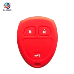 AS077004 silicone rubber car key cover for Buick  3 button key cover holder protector