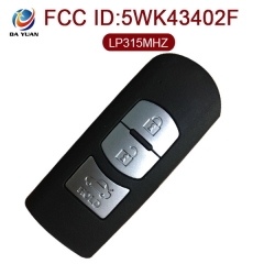 AK026030 for Mazda Remote Key 3 Button 5WK43402F LP315MHZ Siemens VDO