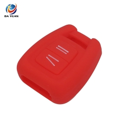 AS078002 Silicone Rubber Car Key Cover for Opel 2 Buttons Remote Key
