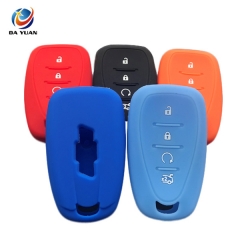 AS065023 Silicone Car Key Cover Fob For Chevrolet 4 Button