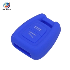 AS078002 Silicone Rubber Car Key Cover for Opel 2 Buttons Remote Key