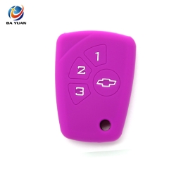AS065022 silicone car key case for Chevrolet remote control cover 4 buttons