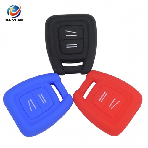 AS078002 Silicone Rubber Car Key Cover for Opel 2 Buttons Remote Key