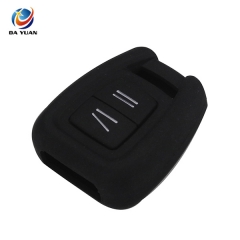 AS078002 Silicone Rubber Car Key Cover for Opel 2 Buttons Remote Key