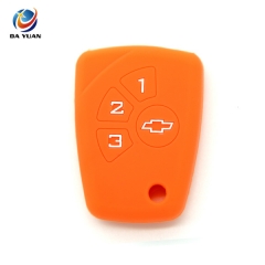 AS065022 silicone car key case for Chevrolet remote control cover 4 buttons