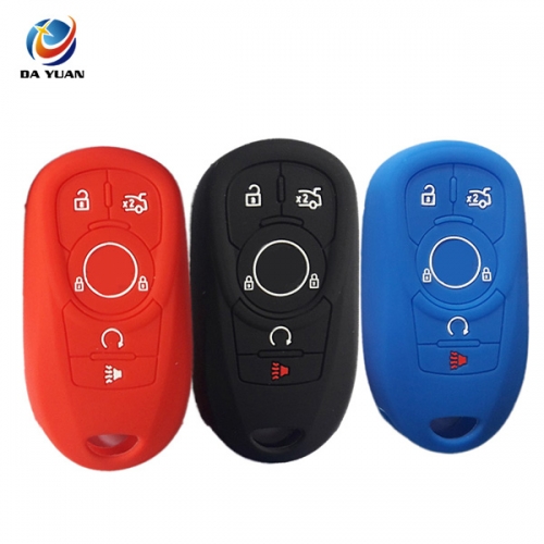 AS077002 Silicone Cover For Buick Remote Fob Keyless Entry Holder 5 Button