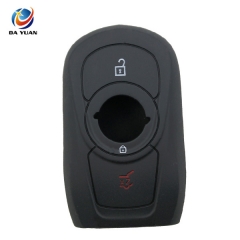 AS077003 Silicone Rubber 3 Buttons Car Key Cover Skin Protector For Buick